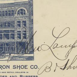 Akron Shoe Co.. Envelope