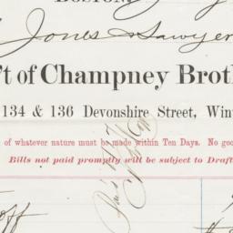 Champney, Brothers & Co...