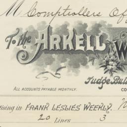 Arkell Weekly Co.. Bill