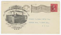 American Copper Brass & Iron Works. Envelope - Recto