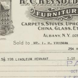 R. C. Reynolds Co.. Bill