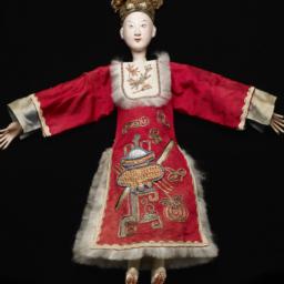 Chinese Female Figurine Wit...