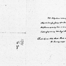 Document, 1795 January 20