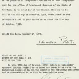 Administrative Record: 1938...