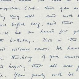 Letter: 1963 February 22