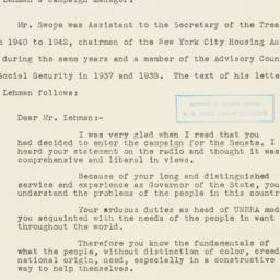 Press Release: 1949 October 14