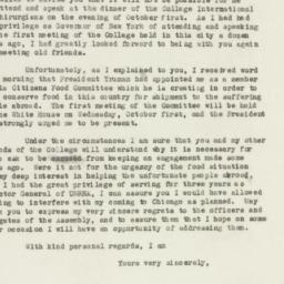 Letter: 1947 September 28