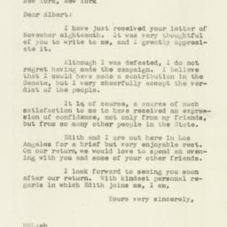 Letter: 1946 November 23