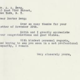 Letter: 1932 December 5