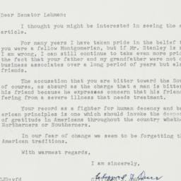 Letter: 1956 April 10