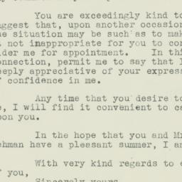 Letter: 1939 June 29