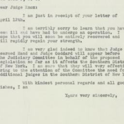 Letter: 1951 April 17