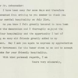 Letter: 1947 August 13