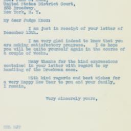 Letter: 1935 December 16