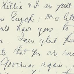 Letter: 1938 October 16