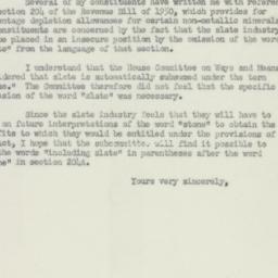 Letter: 1950 July 13