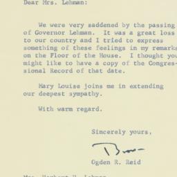 Letter: 1963 December 18