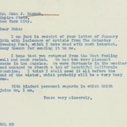 Letter: 1939 January 20