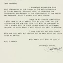 Letter: 1948 January 29