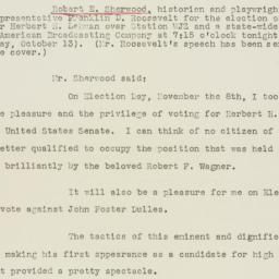 Press Release: 1949 October 14