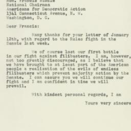 Letter: 1953 January 14
