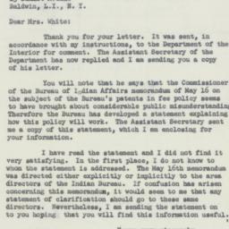 Letter: 1955 October 26