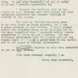 Letter: 1953 March 18