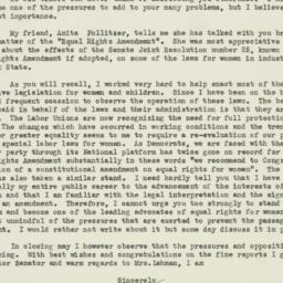 Letter: 1950 January 23
