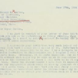 Letter: 1936 June 17
