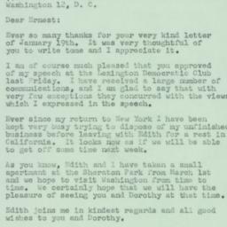 Letter: 1957 January 24