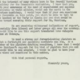 Letter: 1952 May 28
