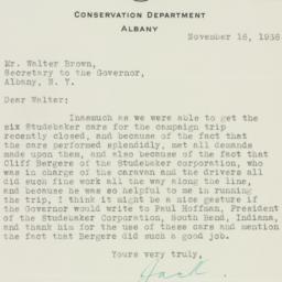 Letter: 1936 November 16