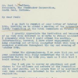 Letter: 1937 October 18