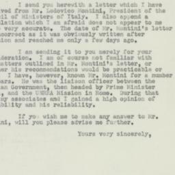 Letter: 1950 January 18