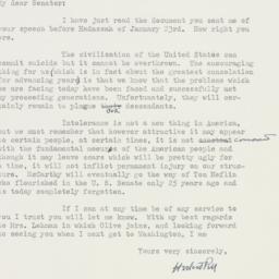 Letter: 1952 January 25