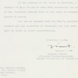Letter: 1955 July 1