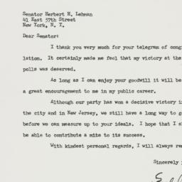 Letter: 1957 November 8