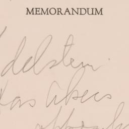 Memorandum: n.d.