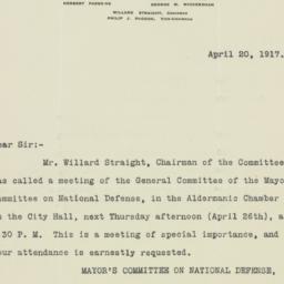 Letter: 1917 April 20