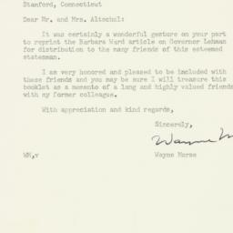 Letter: 1958 June 12