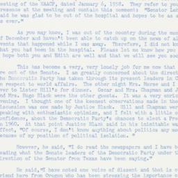 Letter: 1958 January 31