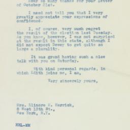 Letter: 1942 November 6