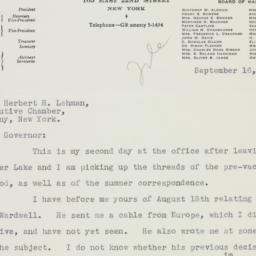 Letter: 1936 September 16