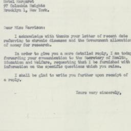 Letter: 1956 July 12