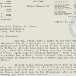 Letter: 1937 October 5