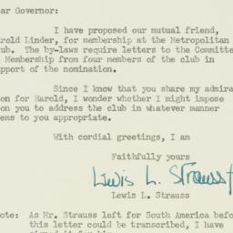 Letter: 1951 September 26