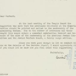 Letter: 1945 December 12