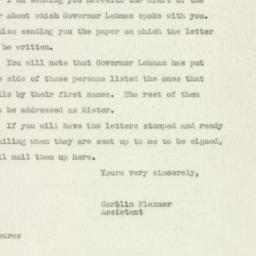 Letter: 1947 May 28