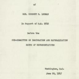Manuscript: 1947 June 20