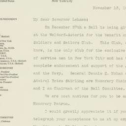 Letter: 1935 November 13